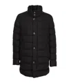 Herno Long-sleeved Down Jacket In Black
