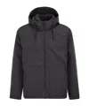 Herno Long-sleeved Down Jacket In Black