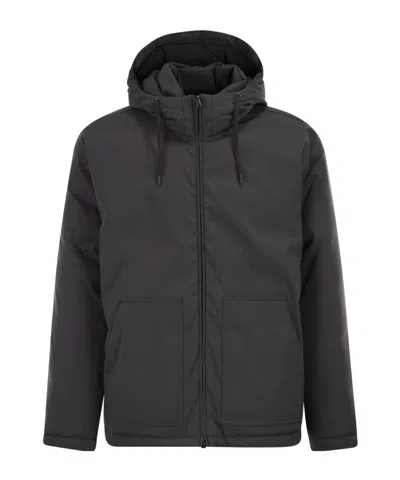HERNO HERNO DRAWSTRING ZIPPED JACKET