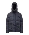 Herno Quilted Polar-tech Down Jacket In Blue