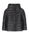 Herno Long-sleeved Down Jacket In Black
