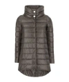 Herno Long-sleeved Down Jacket In Black