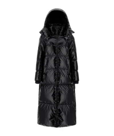 Herno Long-sleeved Down Jacket In Black