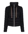 Herno Long-sleeved Down Jacket In Black