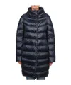 Herno Long-sleeved Down Jacket In Black
