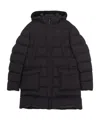 Herno Padded Hooded Down Jacket In Black