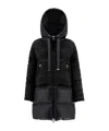 Herno Long-sleeved Down Jacket In Black