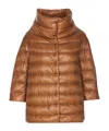 Herno Aminta Down Jacket In Brown