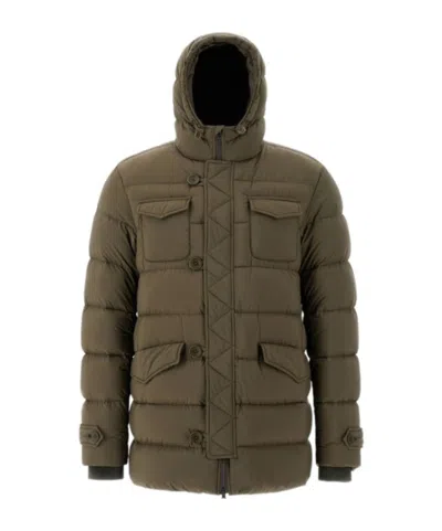 HERNO HERNO LONG-SLEEVED HOODED PADDED JACKET