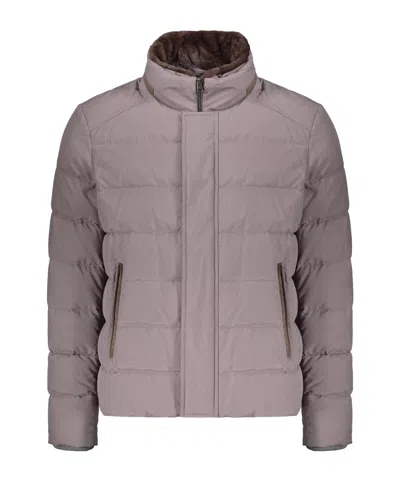 HERNO ZIP QUILTED JACKET