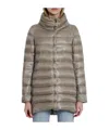 Herno Down Jacket In Nylon In Gray