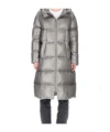 Herno Long-sleeved Down Jacket In Gray