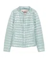 Herno Long-sleeved Down Jacket In Green