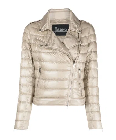 HERNO LONG-SLEEVED DOWN JACKET