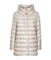 Herno Amelia Quilted Nylon Down Jacket In Nude