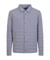 Herno Long-sleeved Down Jacket In Blue