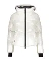Herno Down Jacket With Zip Closure And Adjustable Hood In White