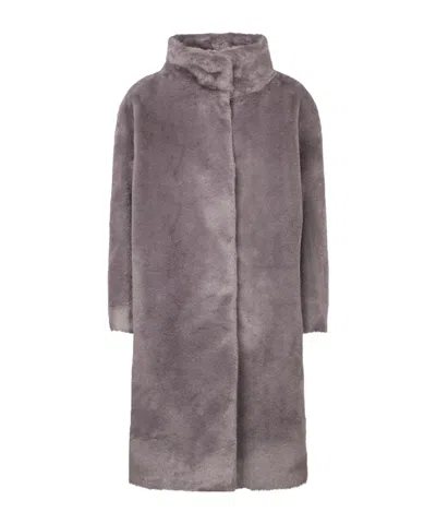 HERNO HERNO LONG SLEEVED HIGH-NECK COAT