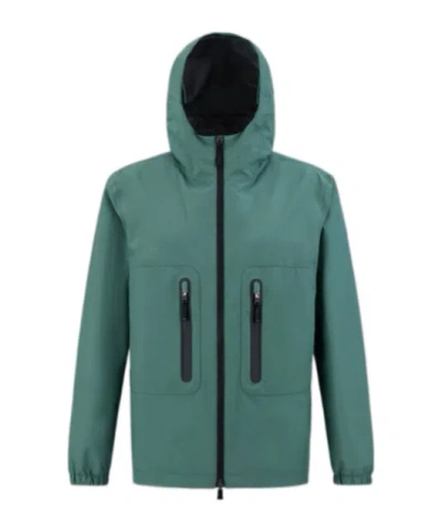 Herno Long-sleeved Hood Jacket In Green