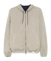 Herno Reversible Hooded Jacket In Nude