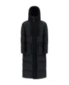 Herno Long-sleeved Hooded Cotton Suit In Black