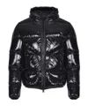 Herno Quilted Down Jacket With Double Zipper In Black