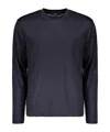 Herno Long-sleeved Knitted T-shirt In Blue
