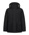 Herno Long-sleeved Parka In Black