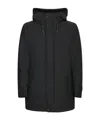 Herno Three-quarter Coats In Black