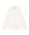 Herno Long Sleeved Press-stud Jacket In Neutral