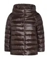 Herno Brown Sofia Down Jacket In Black