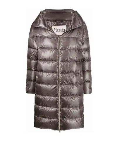 HERNO LONG-SLEEVED QUILTED COTTON CLOTHES