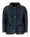 Herno Long-sleeved Quilted Down Jacket In Black