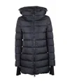 Herno Long-sleeved Quilted Down Jacket In Black