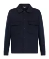 Herno Long-sleeved Short Coat In Blue