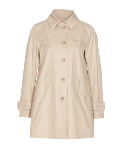 HERNO HERNO LONG SLEEVED BUTTONED TRENCH COAT