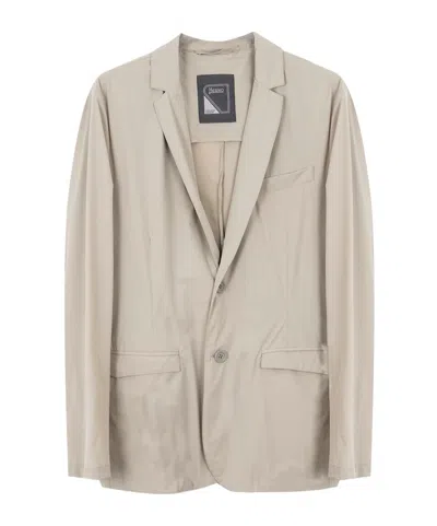 Herno Long-sleeved Suit Coat In Nude