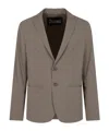 Herno Single-breasted Blazer In Green