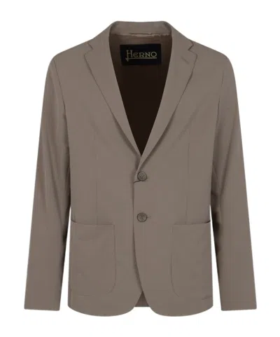 HERNO SINGLE-BREASTED BLAZER