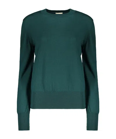 Herno Long-sleeved Sweater In Green