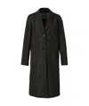 Herno Single-breasted Gabardine Jacket In Black