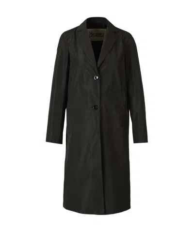 HERNO HERNO SINGLE-BREASTED GABARDINE JACKET