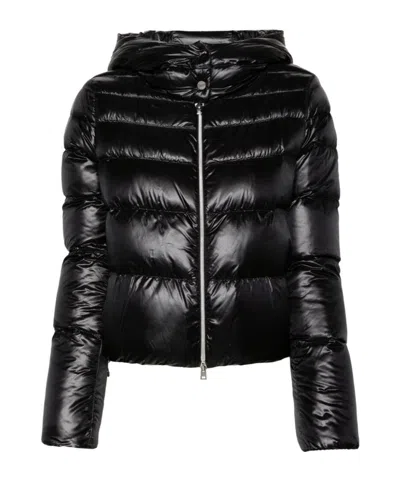 HERNO LONG-SLEEVED ZIPPER COTTON SUIT