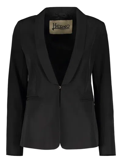 HERNO LONG-SLEEVES BLAZER