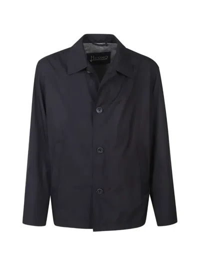 Herno Long-sleeves Jacket In Black