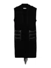 Herno Fringed Gilet In Black