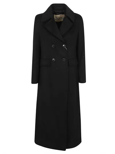 HERNO LONG WOOL COAT