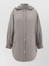 Herno Longline Hooded Jacket Adjustable Drawstring