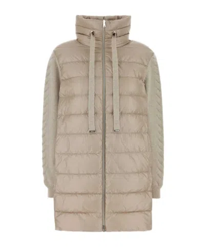 HERNO LONG-SLEEVE DOWN JACKET