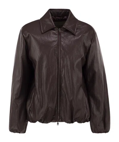 Herno Long-sleeve Jacket In Brown
